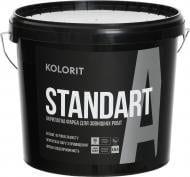 Краска акрилатная водоэмульсионная Kolorit Standart А, LА мат белый 4,5 л