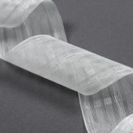 Тесьма многокарманная прозрачная 80 мм Текстиль-Контакт