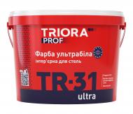 Фарба акрилова водоемульсійна Triora TR-31 ultra мат ультра білий 10 л