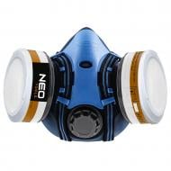 Полумаска NEO tools силиконовая + 2 фильтра A1P2 97-353