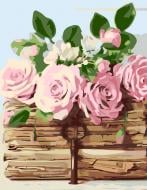Картина по номерам Розы на книге 35x45 см Rosa Start