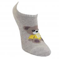 Носки детские для девочек Premier Socks короткие мишка р. 14–16 светло-бежевый
