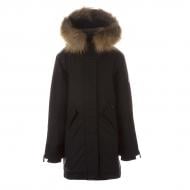 Пальто для девочки HUPPA Vivian 1 р.146 черный 12490120-00009-146