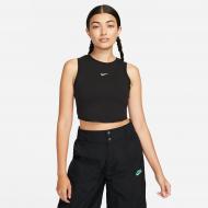 Майка Nike W NSW ESSNTL RIB CRP TANK FB8279-010 р.S чорний