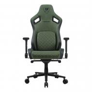 Кресло игровое Cougar DEFENSOR S Army Green F, дышащая ткань, стальной каркас зеленый