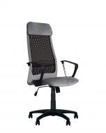 Кресло Nowy Styl FRANK GTP TILT PL64 (CH) OH/5 PUMA-03 светло-серый/черный