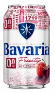 Пиво безалкогольне Bavaria рожеві фрукти 0,33 л