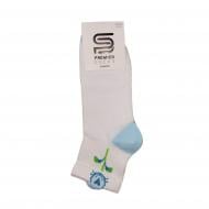 Носки женские Premier Socks ажурные с цветком р.23-25 белый с голубым и зеленым