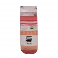 Набор носков женских Premier Socks с клубникой р.23-25 белый с бордовым и розовым 5 шт.