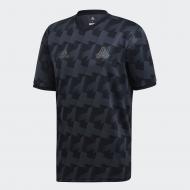 Футболка Adidas TAN AOP JSY DT9195 р.S черный