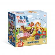 Пазл DoDo «За кермом трактора» з тактильними елементами Пазл DoDo «За кермом трактора» з тактильними елементами