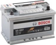УЦІНКА! Акумулятор автомобільний Bosch S5 74Ah 750A 12V «+» праворуч (0092S50070) (УЦ №3384)