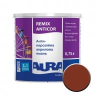 Антикорозийная акриловая эмаль Aura® Luxpro Remix Anticor RAL 8017 темно-коричневый мат 0,75 л Антикорозийная акриловая эмаль Aura® Luxpro Remix Anticor RAL 8017 темно-коричневый мат 0,75 л