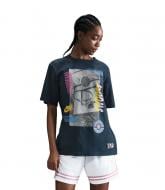 Футболка Nike W NK SS TEE OC BB SP25 HJ3634-478 р.XL синий