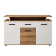 Комод Kartissa Mona 1200x320x915 мм дуб эвок /белый матовый