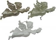 Подвеска пластиковая ангел со звездой 10 см в ассортименте EPI-P120815