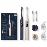 Электрическая зубная щетка Oclean X Pro Digital Duo Set Dark Blue + Golden