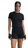 Футболка Nike W NK ONE FITTED DF SS TOP CPSL HQ0248-010 р.XL черный