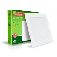 Світильник вбудовуваний (Downlight) Eurolamp 12 Вт 4000 К білий LED-DLS-12/4(new)