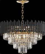 Люстра подвесная Sensio Diamond 8x40 Вт E14 Abyssal Black DL9190