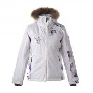 Куртка детская для девочки HUPPA Celia р.128 белый 18350030-04220-128