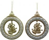 Підвіска пластикова дзвіночки в кулі 11 см в асортименті EPI-P1717009/B1