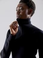 Термофутболка Craft MERINO 240 ZIP W 1907889-999995 р.M чорно-сірий