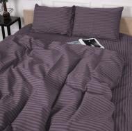 Комплект постільної білизни Бязь 17-0603 Stripe Violet 220х240 см бузковий MirSon