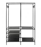 Вешалка-стойка для одежды Fabrika FK-WH3010 HANG с полками 108x36x170 см черный