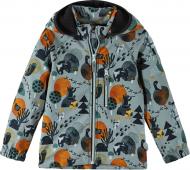 Куртка для мальчиков Reima Softshell Vantti р.104 серый 5100009B-9182