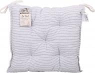 Подушка на стул синяя полоска 40х40 см La Nuit