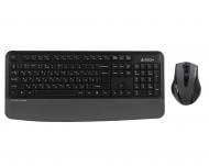 Комплект клавіатура та миша A4Tech FG2500S Plus (Grey), безшумна
