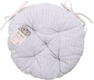 Подушка на стул синяя полоска 40 см La Nuit