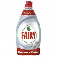 Средство для ручного мытья посуды Fairy Platinum Лимон и лайм 0,43 л