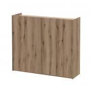 Тумба для обуви Doros Кассель 4 ДСП 1280x400x1100 мм дуб эвок прибрежный /дуб эвок прибрежный