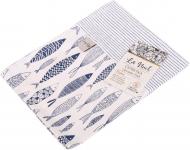 Салфетка La Nuit синяя полоска 35x45 см синий