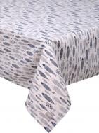 Скатерть Fish рыбки 109x136 см серый La Nuit