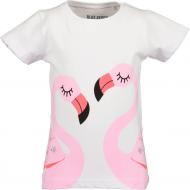 Футболка дитячі Blue Seven Flamingo-love р.122 білий 702278 X * 98