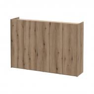 Тумба для обуви Doros Кассель 5 ДСП 1590x400x1100 мм дуб эвок прибрежный /дуб эвок прибрежный