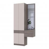 Прихожая с зеркалом Doros Сола 1+2 2150х1050х400 мм