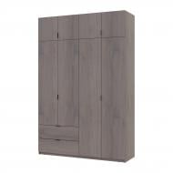 Шкаф для одежды Doros Лукас 4ДСП 2400х1600х500 мм каннол / каннол