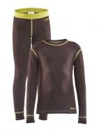 Комплект термобелья Craft CORE WOOL MERINO SET JR 1909714-480200 красный меланж