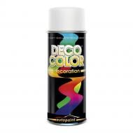 Краска аэрозольная RAL 9010 белый мат DecoColor 400 мл