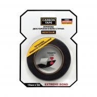 Двусторонняя клейкая лента CARBON TAPE EXTREME BOND 19 мм 1,1 мм 5 м черный