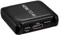 Конвертер PowerPlant чорний (CA911486) HDMI - AV HDCAV02-M