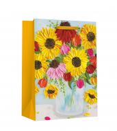 Пакет подарочный MEDIUM Flores 17,8x9,8x22,9 см