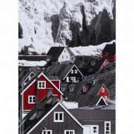 Книга для нотаток Axent А5 96 аркушів Red&Black Houses (8457-1-A)