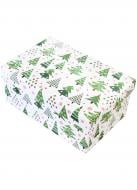 Коробка подарочная прямоугольная с елками 23.5х16х10см 1110