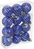 Набор елочных шаров Арлекин цвет в ассортименте d 40 мм 12 шт./уп.