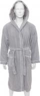 Халат махровый мужской La Nuit Adam с капюшоном р. XL серый